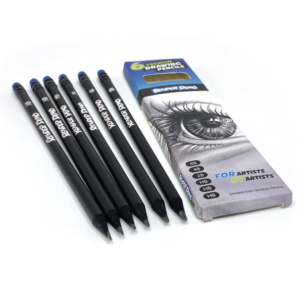 6/pc Premium Pencil Set