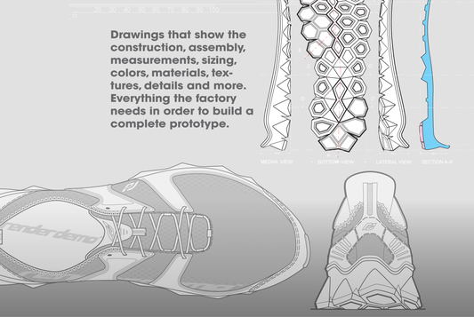 (Digital Tutorial) CREATING TECHNICAL DRAWINGS: FOOTWEAR