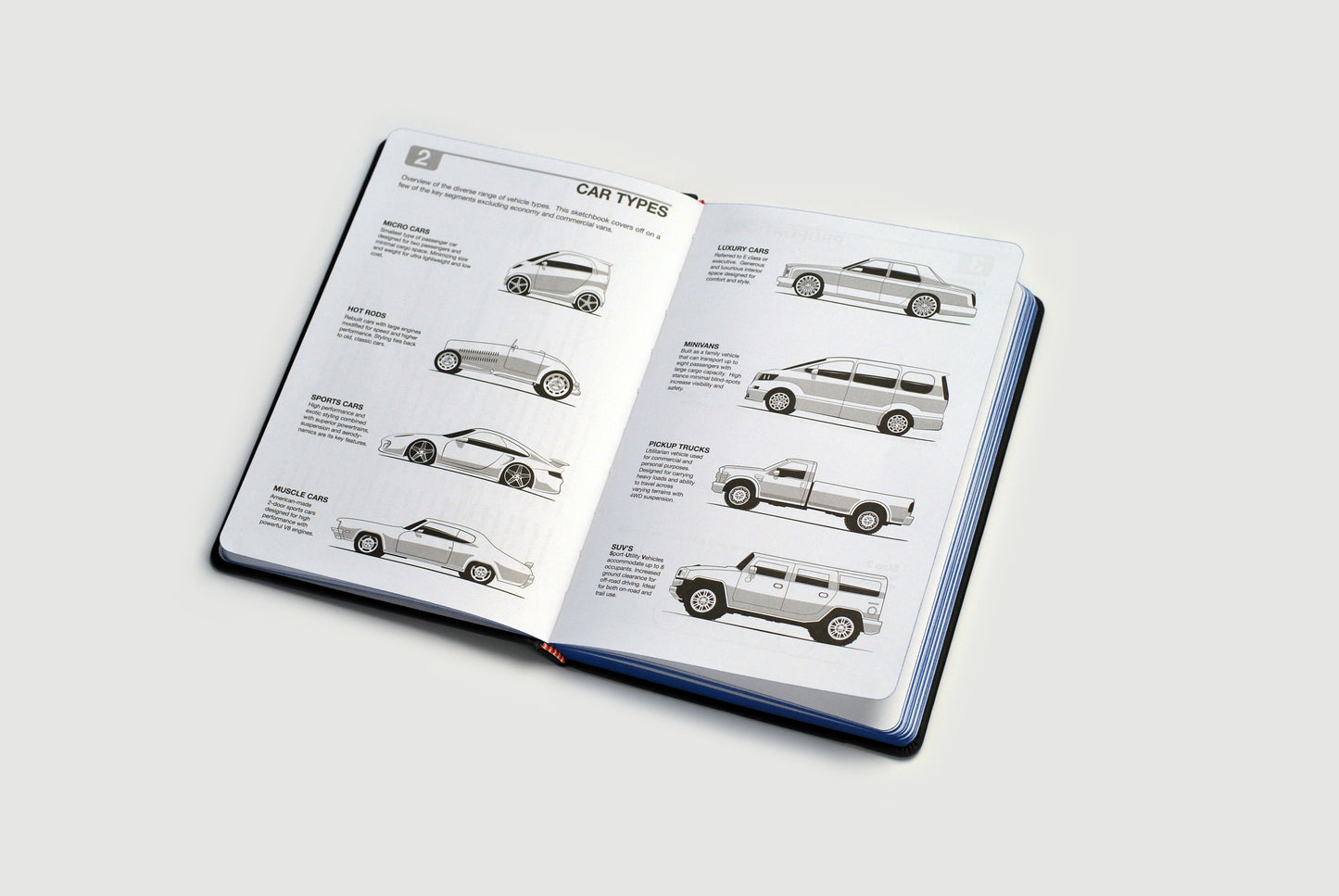 How to Draw CARS Sketchbook