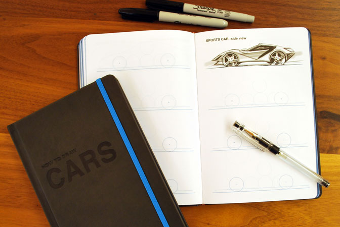 How to Draw CARS Sketchbook