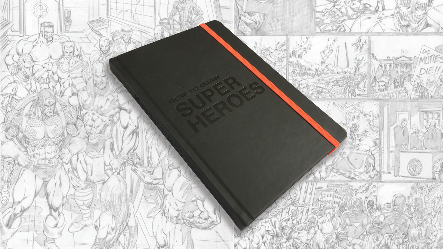 How to Draw SUPER HEROS Sketchbook