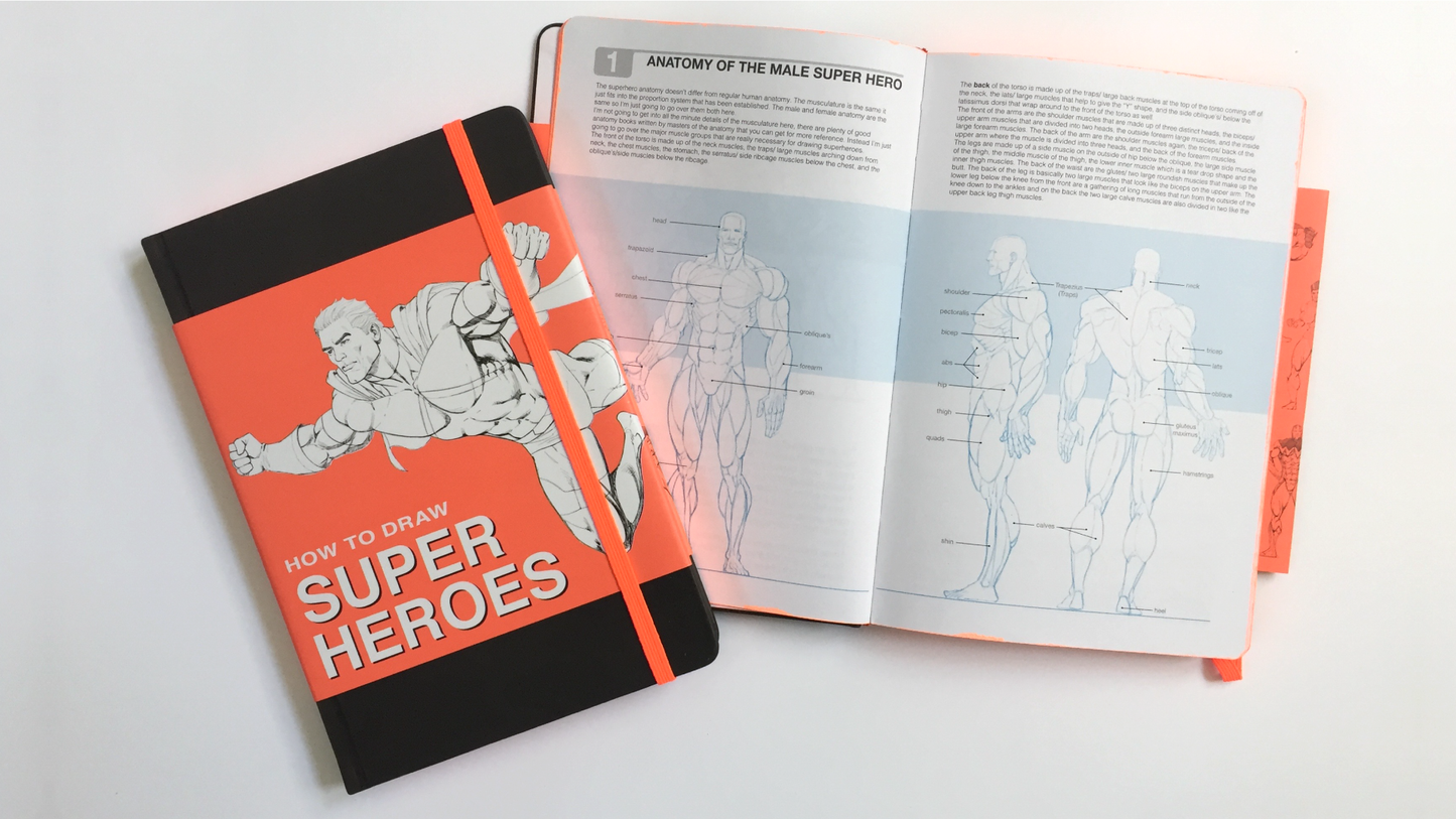 How to Draw SUPER HEROS Sketchbook