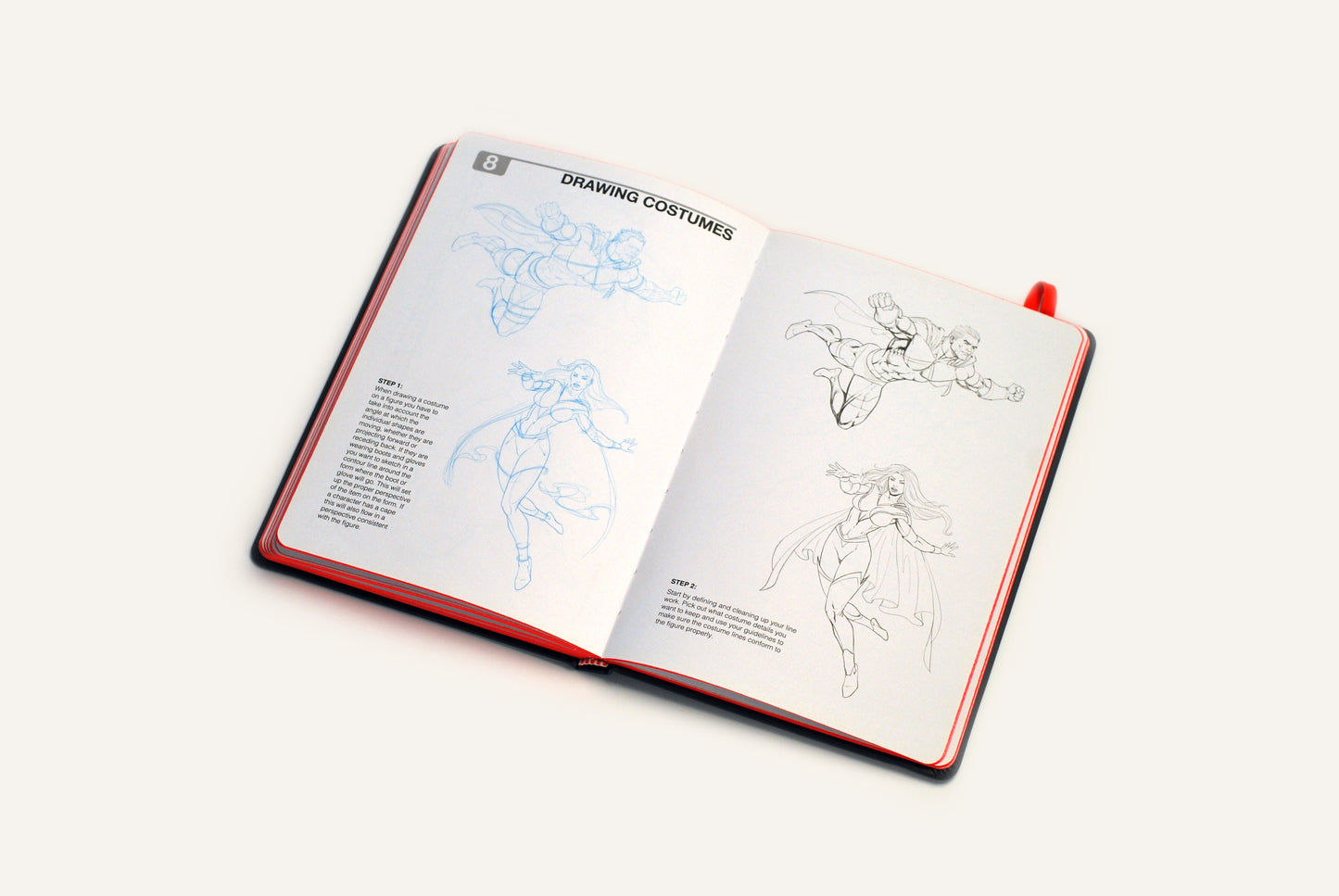 How to Draw SUPER HEROS Sketchbook