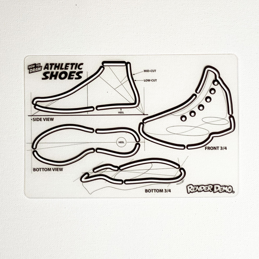 How to Draw SHOES + Stencils Set (Limited Quantity)
