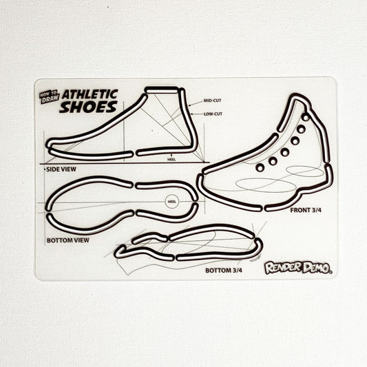 How to Draw SHOES + Stencils Set (Limited Quantity)